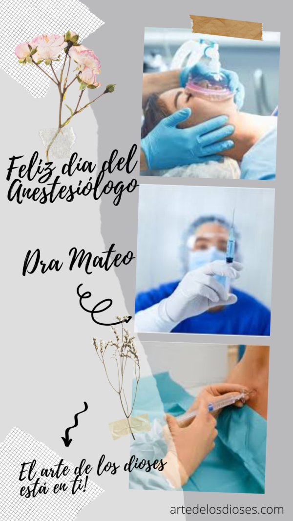 Tarjetas de felicitaciones por día del Anestesiólogo